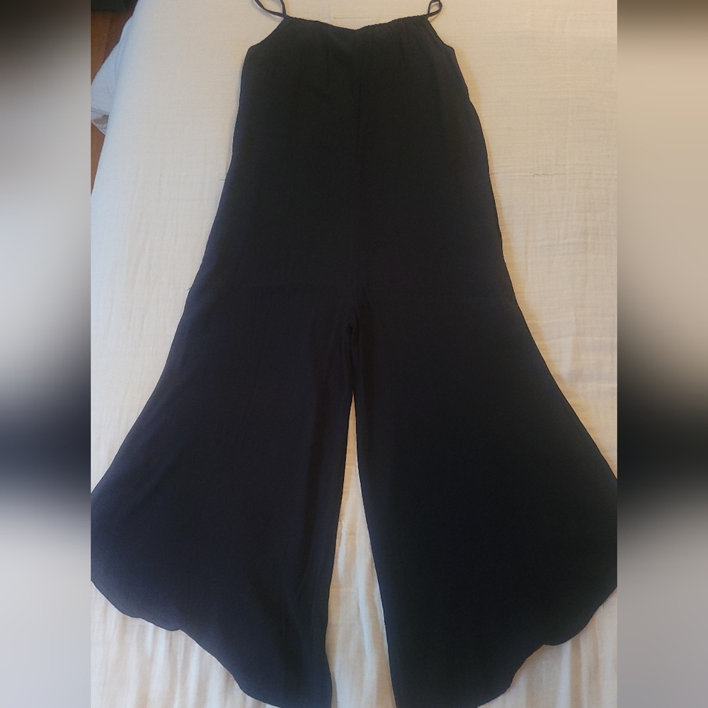 Bishop+Young navy wide leg jumpsuit XS - Picture 4 of 5
